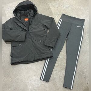 Womens MERRELL/ADIDAS Winter Coat & Leggings, sz Small